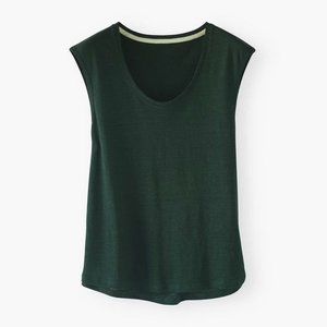 Wrap London Linen Sleeveless Tank